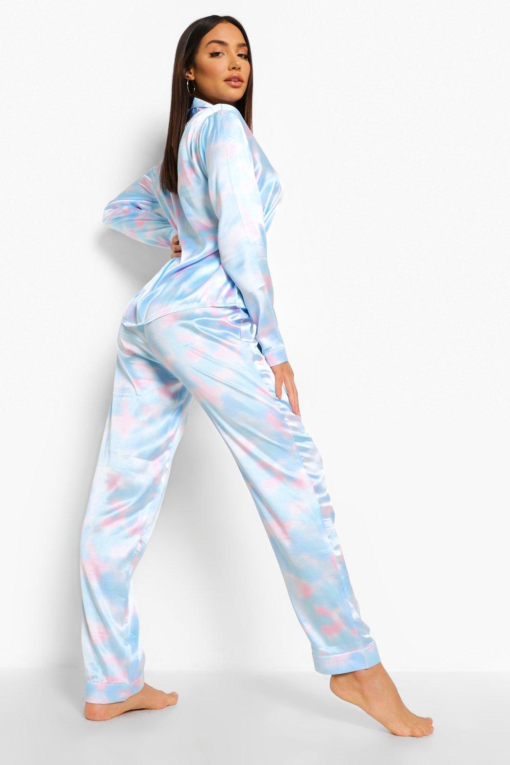 pastel tie dye pajamas